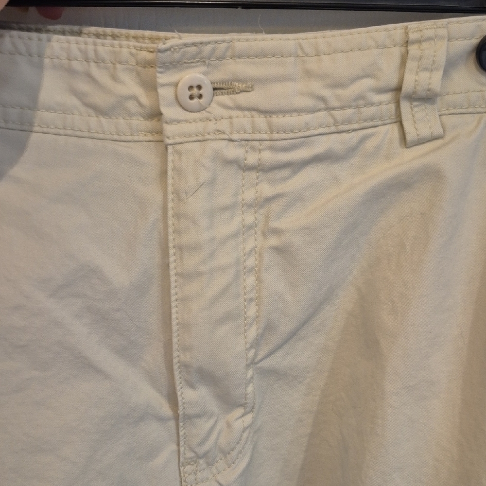 Men's Daniel Cremieux Cream Cargo Shorts Size 36 - Picture 4 of 9